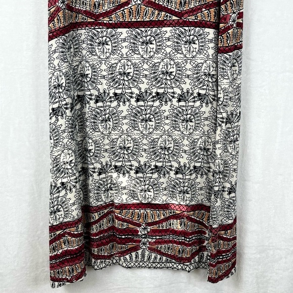 Max Studio Patterned Maxi Skirt Size Large - Picture 6 of 10
